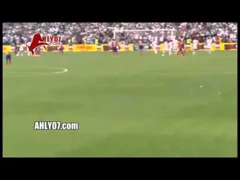 شاهد خاص وحصري هدف الأهلي الأول في الزمالك من المدرجات السوبر المصري 2015