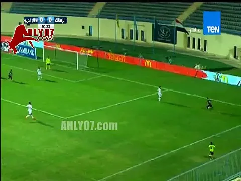 فضيحة تحكيمية في لقاء الزمالك والانتاج الحربي الحكم محمود البنا