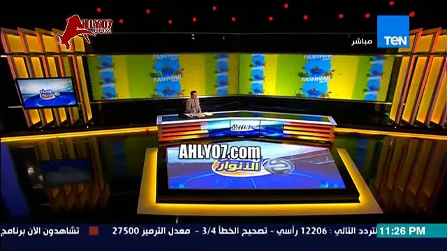 شاهد تطاول مدحت شلبي على جوزيه ونعته بألفاظ مسيئه على الهواء