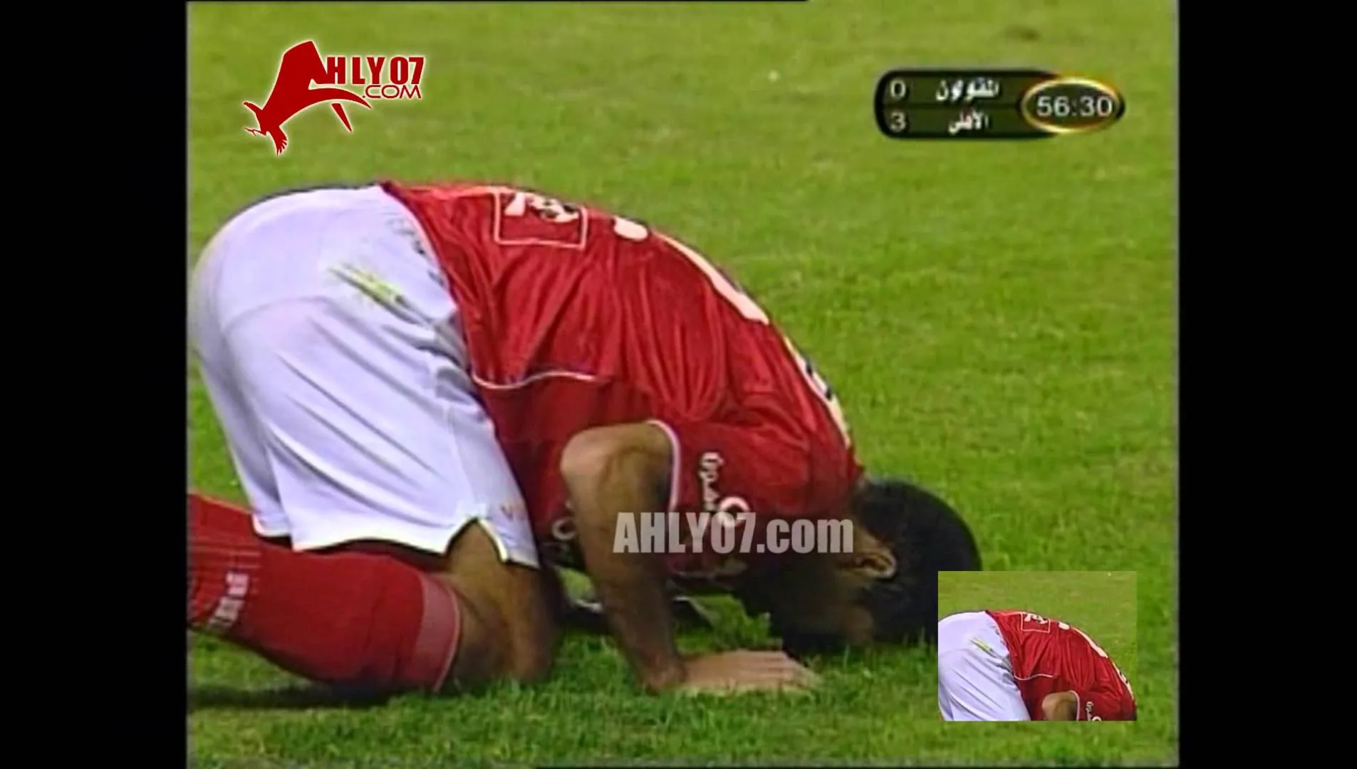 هدف الأهلي الثالث في المقاولون العرب مقابل 0 تريكة الدوري 27 نوفمبر 2005