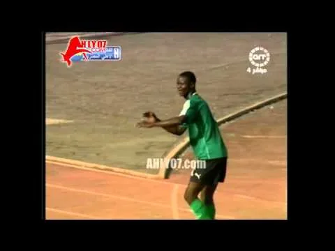 هدف القطن الكاميروني الأول في الأهلي مقابل 1 اياب نهائي افريقيا 16 نوفمبر 2008