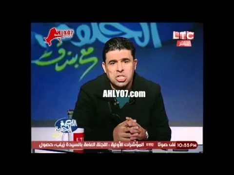 شاهد مسخرة رد فعل خالد الغندور على سباب جوزيه لمرتضى منصور انه مجنون