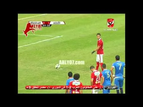 هدف الأهلي الثاني في سيراميكا كيلوباترا مقابل 0 رمضان صبحي وديا 12 نوفمبر  2015