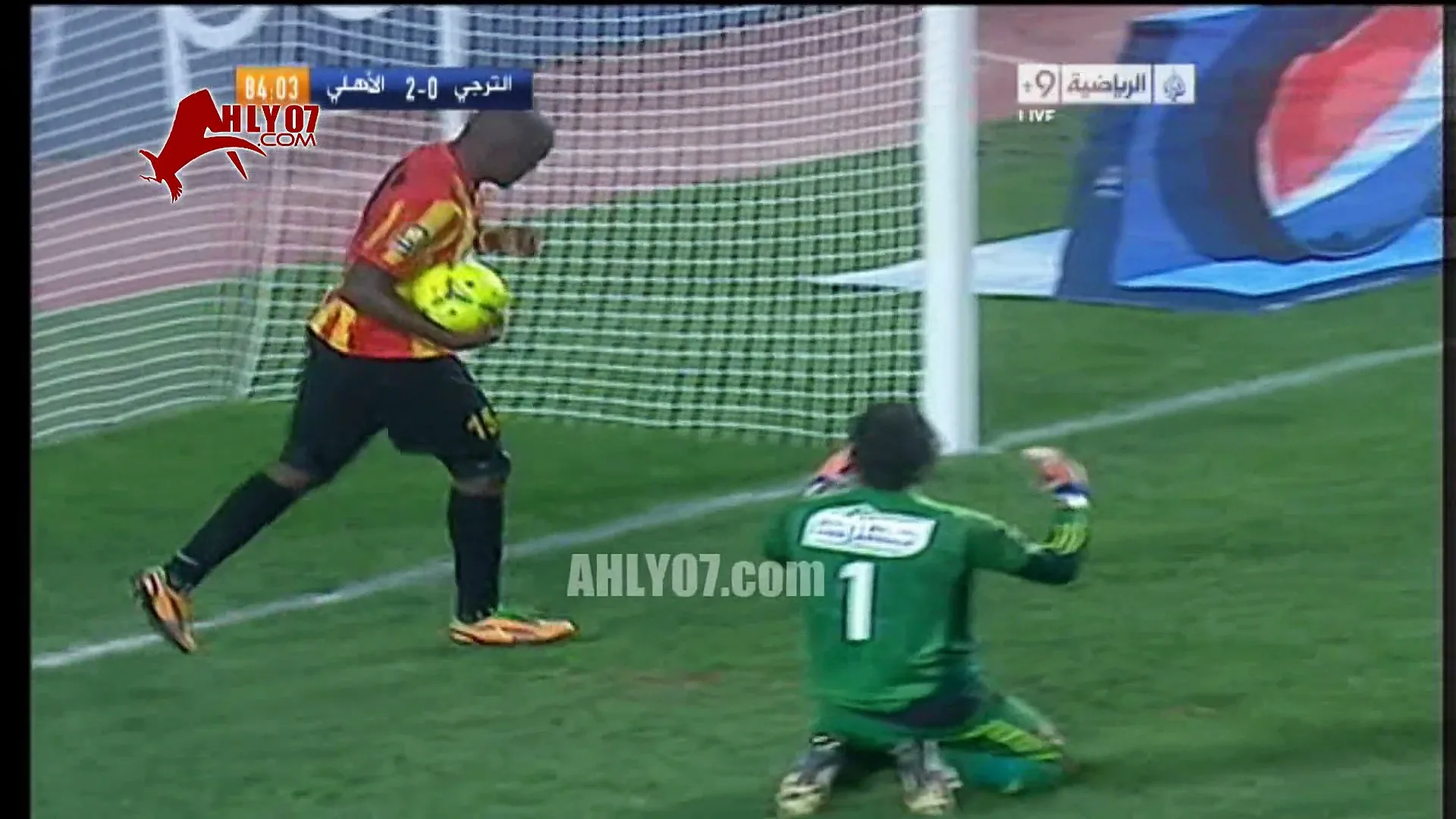 هدف الترجي الأول في الأهلي مقابل 2 اياب نهائي افريقيا 17 نوفمبر 2012