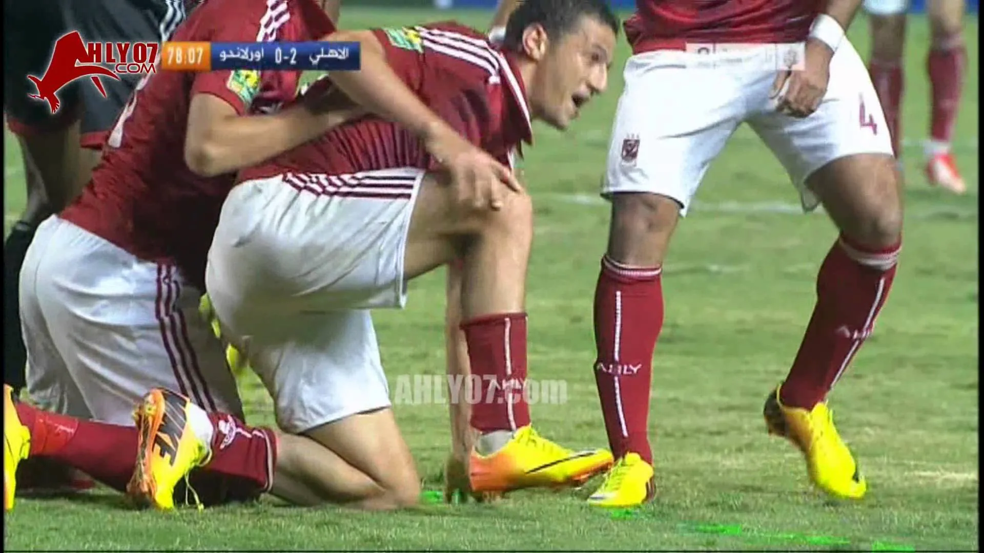 أهداف الأهلي 2 أورلاندو بايرتس 0 تريكة وعبد الظاهر اياب نهائي افريقيا 10 نوفمبر 2013