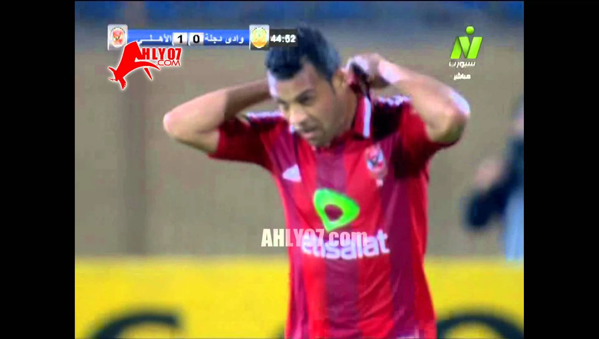 هدف الأهلي الأول في وادي دجلة مقابل 0 السيد حمدي 24 ابريل 2013