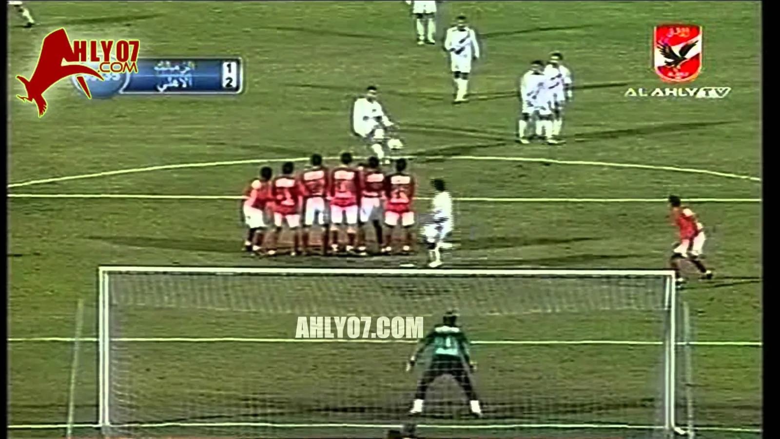 هدف الزمالك الأول مقابل 2 الأهلي الأسبوع الرابع عشر للدوري أحرزه أسامة حسن 30 ديسمبر 2006