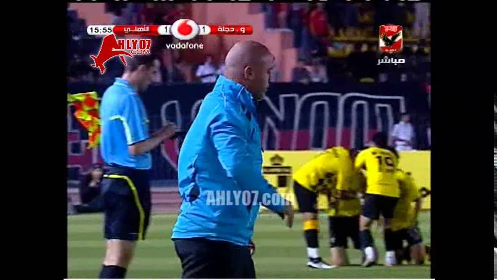هدف وادي دجلة الأول في الأهلي مقابل 1 الدوري 16 مايو 2011