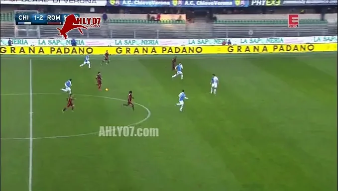 شاهد محمد صلاح روما يهدر انفراد كامل بغرابه بمرمى كييفو فيرونا 6 يناير 2016