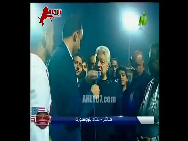 شاهد مرتضى منصور يضرب في ميدو مجددا بعد التعادل مع وادي دجلة