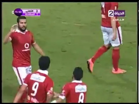 أهداف الأهلي 2 مصر المقاصة 1 رمضان وعمرو جمال الدوري 5 مارس 2016