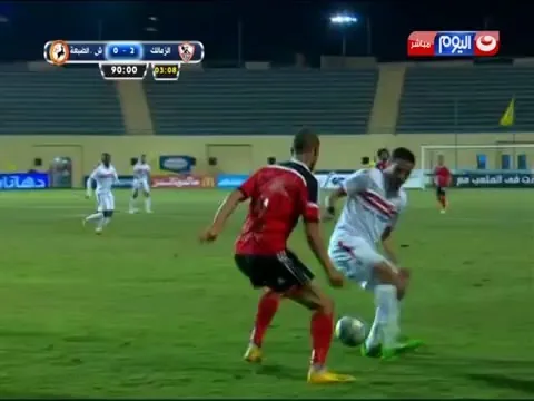 كوبري فاضح من لاعب مركز شباب الضبعة في لاعب الزمالك