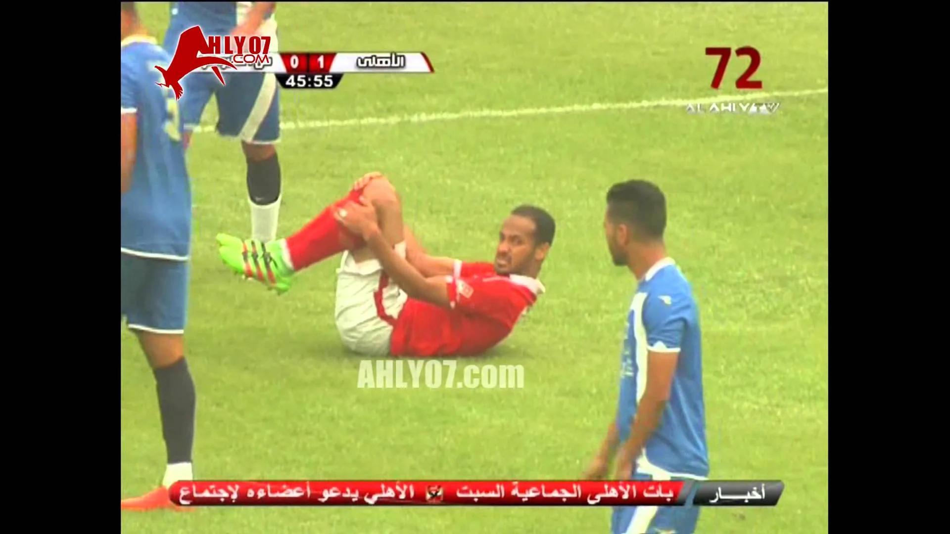 شاهد أهداف الأهلي 2 سيراميكا كيلوباترا 1 وديا سعد سمير وعماد متعب 23 مارس 2016
