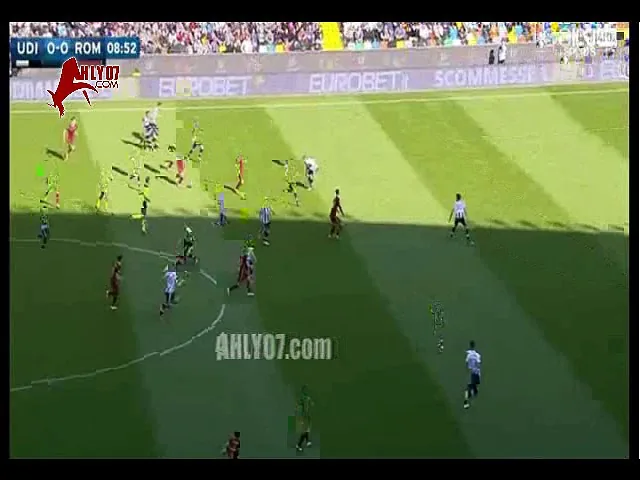 محمد صلاح يصنع انفراد للشعراوي امام اودينيزي في الدوري الايطالي مارس 2016