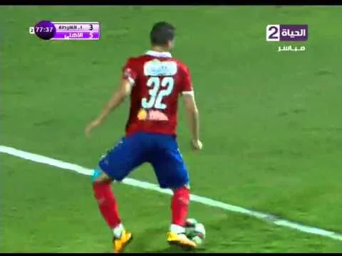 هدف الأهلي الخامس في الشرطة مقابل 3 عمرو جمال الدوري 3 ابريل 2016