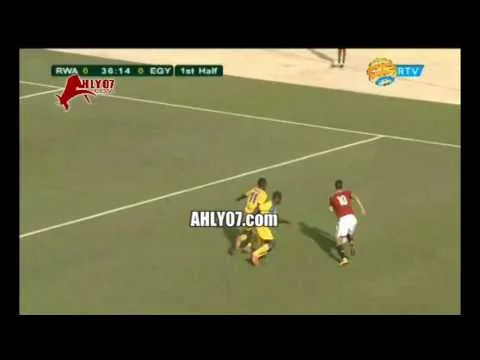 شاهد ماذا فعل رمضان صبحي في مدافعي منتخب رواندا في تصفيات افريقيا 22 مايو 2016