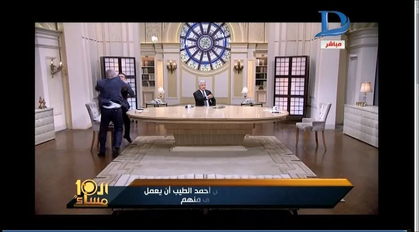 شاهد المقابلة النارية الكاملة من البداية للنهاية بين شوبير والطيب على دريم مع الابراشي والنهاية المؤسفة