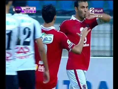 هدف النادي الأهلي الأول في حرس الحدود مقابل 0 عماد متعب كأس مصر 12 يوليو 2016 دور ال16