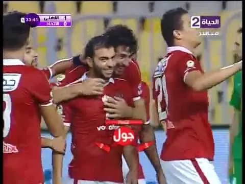 هدف النادي الأهلي الأول في الاتحاد السكندري مقابل 0 متعب الدوري 3 يوليو 2016