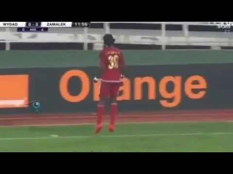 هدف الوداد الاول في الزمالك مقابل 0 اياب ابطال افريقيا 24 سبتمبر 2016