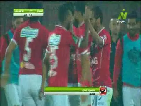 هدف الأهلي الأول في الانتاج الحربي مقابل 0 أجاي الدوري 19 نوفمبر 2016