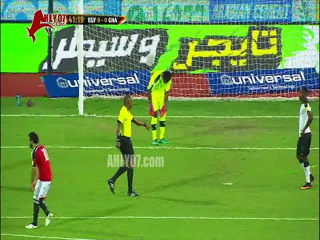 شاهد حصريا هدف منتخب مصر الأول بدون صوت معلق بصوت الجماهير فقط 1 غانا 0 تصفيات كأس العالم 2018