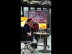 شاهد فيديو لأول مرة مدحت شلبي لايف وهو بيعلق على هدف السعيد القاتل في غانا من داخل الاستوديو