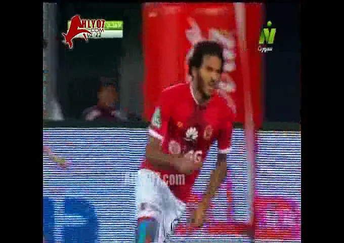 هدف الأهلي الأول مقابل 0 مروان محسن وأول هدف في تاريخه مع الأحمر الدوري 18 ديسمبر 2016