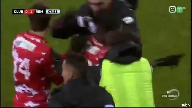 شاهد محمود تريزجيه بمهارة يصنع الهدف الأول والتقدم لموسكرون في شباك كلوب بروج بالدوري البلجيكي