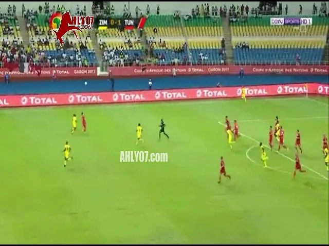 ما هذا يا مساكني ؟ شاهد مهارة بالكرة  تحفة بعتة  للاعب زيمبابوي في مباراة تونس بأمم افريقيا تعليق رؤوف خليف