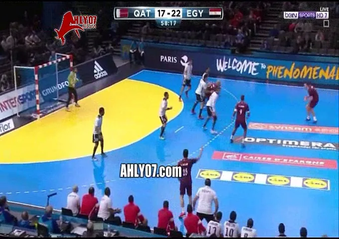 شاهد الدقائق الأخيرة لفوز منتخب مصر على قطر في كرة اليد بكأس العالم وحسرة الجزيرة