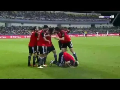 هدف منتخب مصر الأول في بوركينا فاسو مقابل 0 محمد صلاح قبل نهائي افريقيا 2017