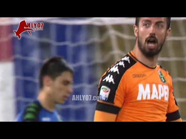 شاهد السريع محمد صلاح يحرز هدف لروما وسط 4 لاعبين وحارس ساسولو 2-1 الدوري الايطالي 19 مارس 2017