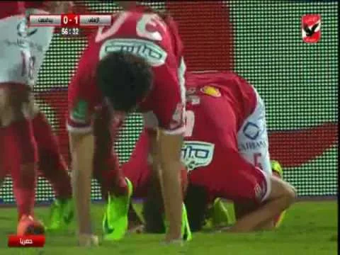 هدف الأهلي الأول مقابل 0 بيدفيست الجنوب أفريقي أحمد حجازي ذهاب دور ال 32 دوري أبطال أفريقيا