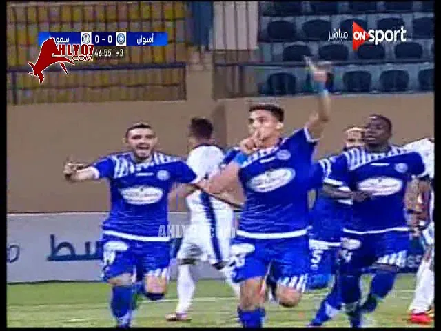 شاهد هدف عالمي لفريق أسوان في شباك سموحة في الدوري المصري