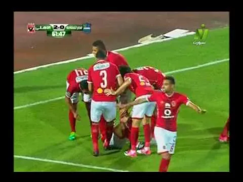 شاهد هدف عالمي للأهلي أجاي في وسط 3 ووليد سليمان يسدد في شباك المقاصة 2-0 الدوري 29 مايو 2017