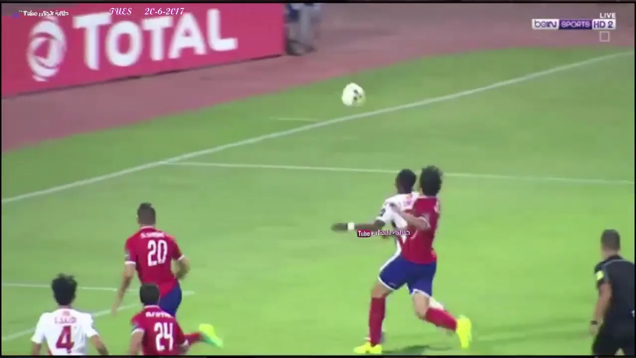 شاهد أهداف فوز الوداد 2 الأهلي 0 في المغرب بدوري أبطال افريقيا 20 يونيو 2017
