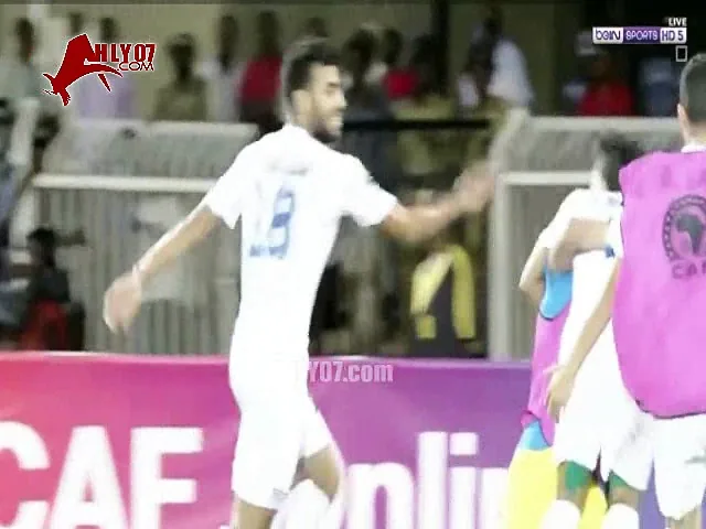 شاهد هدف سموحة الأول والتعادل في الهلال الأبيض السوداني مقابل 1 الكونفيدرالية