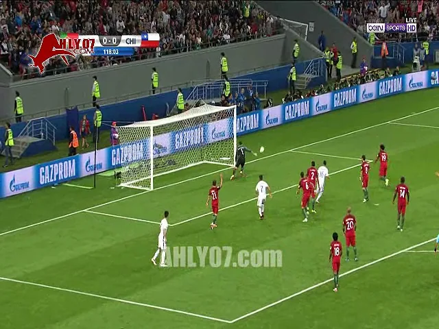 شاهد أغرب فرصة في كأس العالم للقارات تشيلي ضد البرتغال وجامايكا يظهر