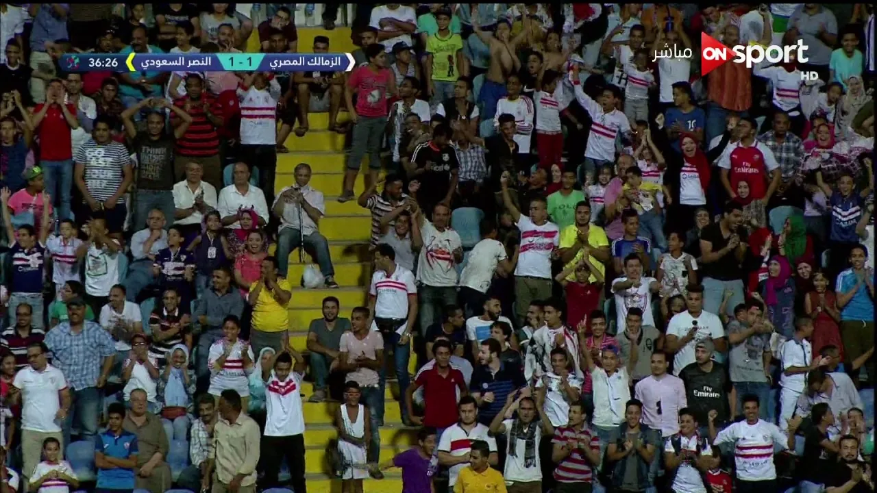 شاهد هدف الزمالك الثاني في النصر السعودي 2-1 في البطولة العربية للونش