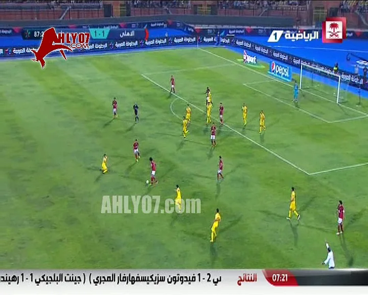 شاهد أقوى انقاذ من صالح جمعة أنقذ هدف مؤكد ضد الأهلي من مهاجم نصر حسين داي في الوقت القاتل بتعليق سعودي