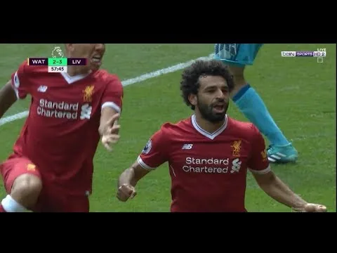 شاهد ملخص لمسات محمد صلاح الذي تم اختياره رجل مباراة ليفربول و واتفورد في أول مباراة رسمية له