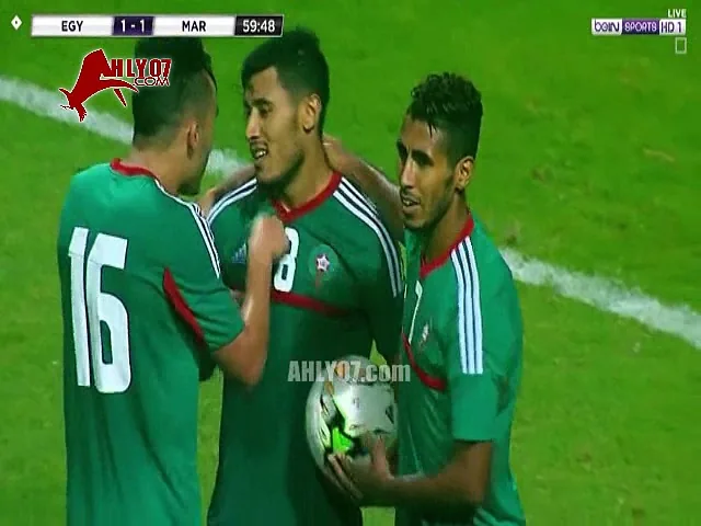 شاهد انقاذ اسطورة من دفاع منتخب مصر للمحليين امام المغرب وتصدي عالمي من عواد لركلة جزاء في نفس الهجمه