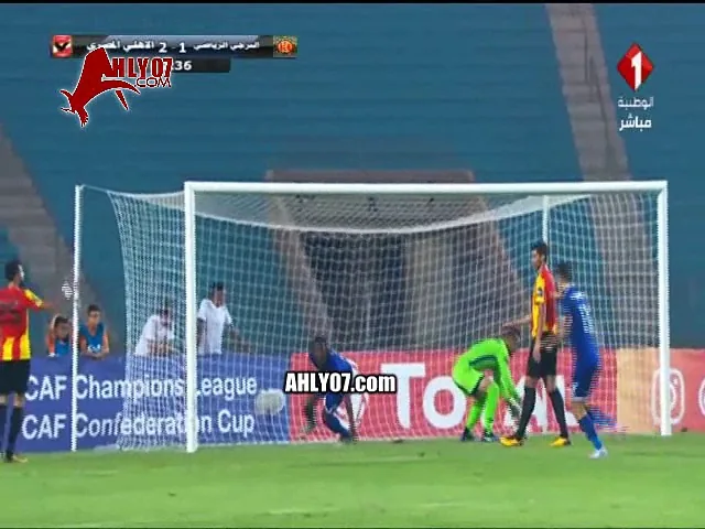 شاهد لأول مرة هدف الأهلي القاتل في الترجي التونسي بتعليق التلفزيون الأرضي التونسي وصدمة المعلق التونسي على الهواء