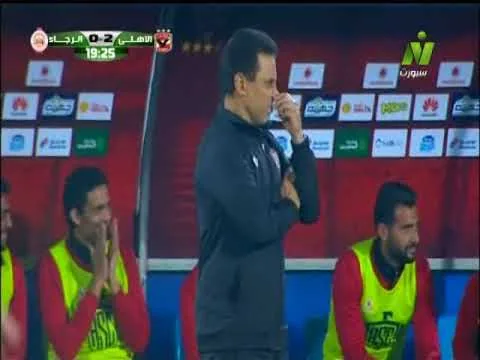 هدف الأهلي الثاني في الرجاء مقابل 0 مؤمن زكريا ويحتفل على طريقة بوجبا في الدوري العام 16 أكتوبر 2017