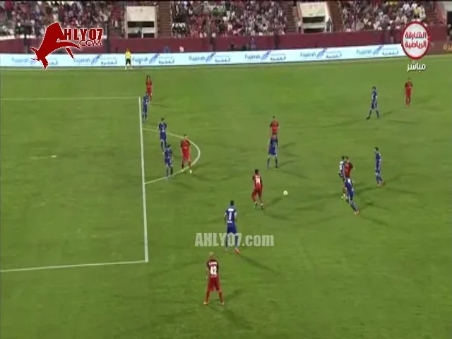 شاهد هدف الفجيرة الوحيد في شباك الأهلي كيف أحرز مقابل 3 ودية الامارات 27 مارس 2018