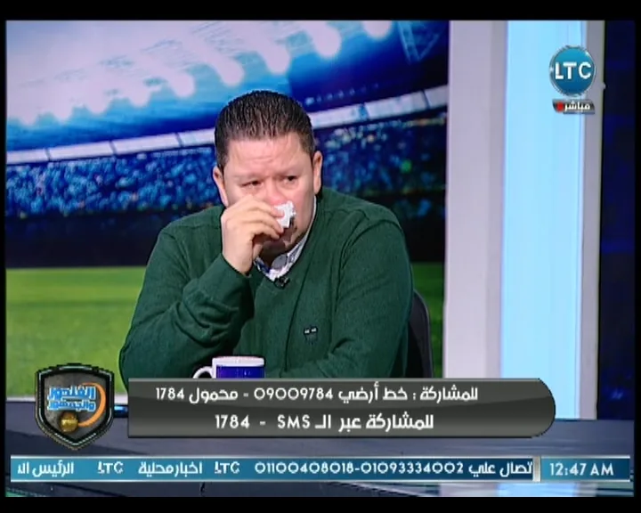 شاهد رضا عبد العال يكشف لماذا بكى على الهواء وماذا حدث ليجعله ينفجر