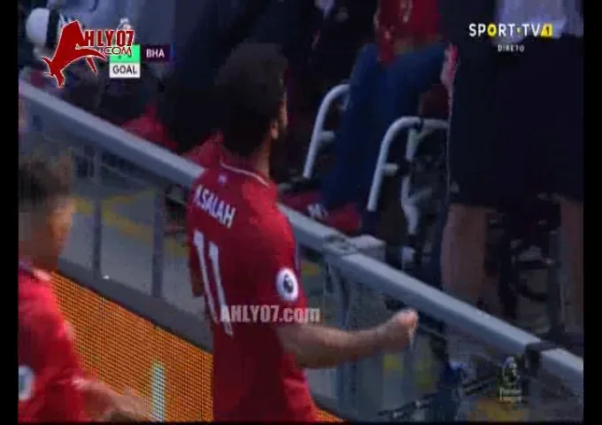 شاهد الهدف التاريخي 32 لمحمد صلاح ليصبح أكثر لاعب تسجيلا في تاريخ البريمير ليج متفوقا على رونالدو ليفربول 1 برايتون 0