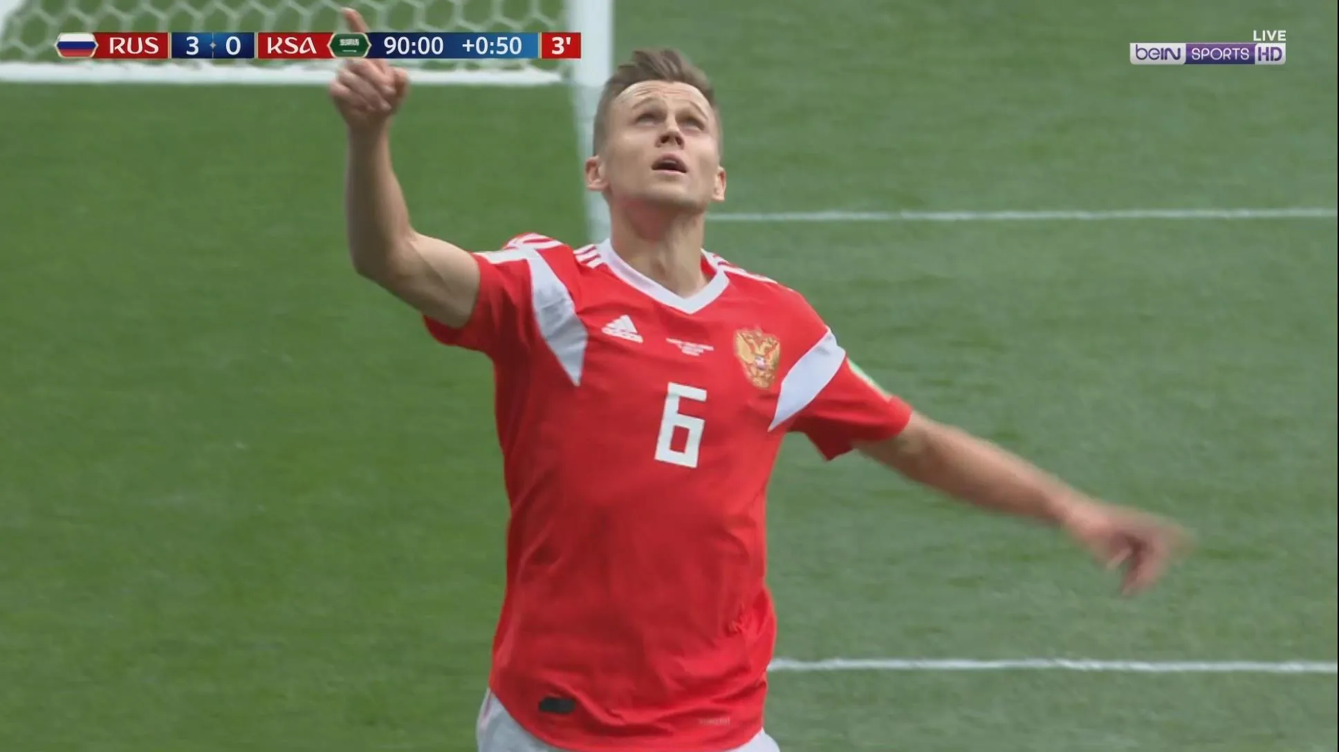 شاهد الخماسية الساحقة لمنتخب روسيا في منتخب السعودية كاملة في افتتاح كأس العالم 2018